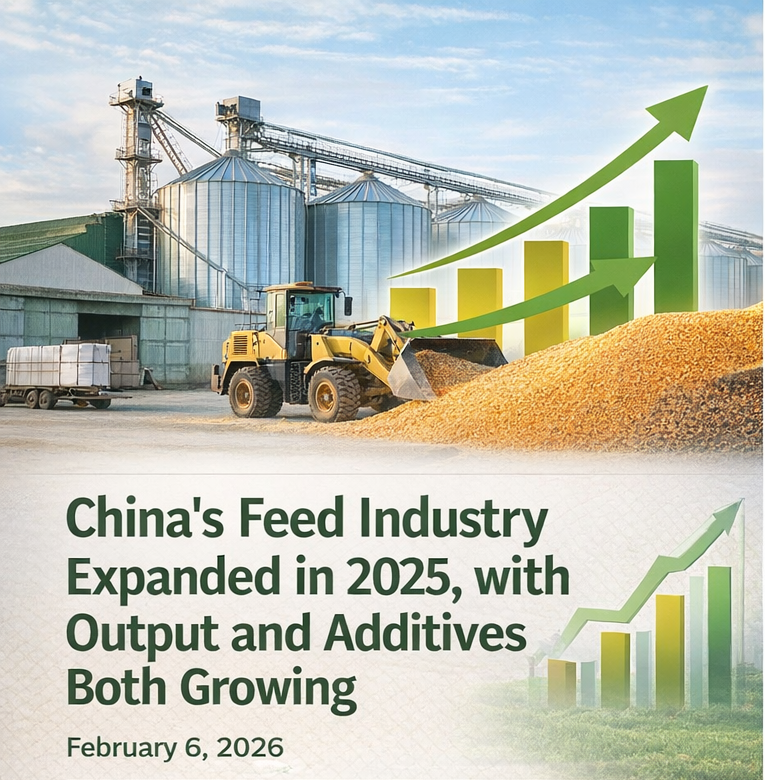 China’s Feed Industry Expanded in 2025, with Output and Additives Both Growing