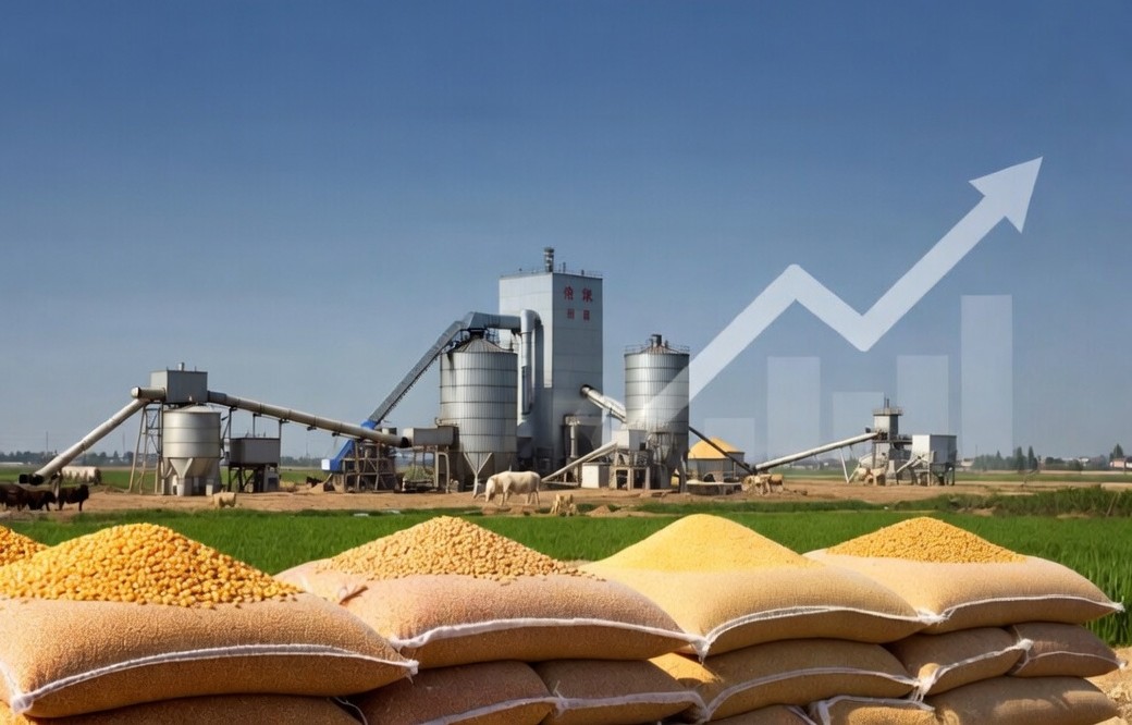 China’s Industrial Feed Output Rose in the First Two Months of 2026